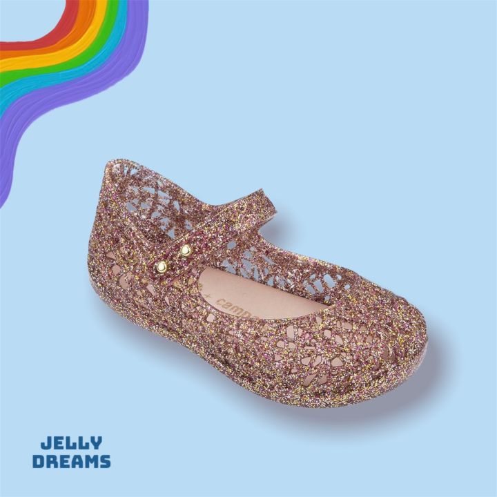 Giày Nhựa Thơm Trẻ Em Mini Melissa Campana Zig Zag VI Giày Trẻ Em