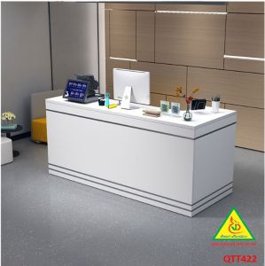 QUẦY LỄ TÂN QUẦY TIẾP TÂN QUẦY TÍNH TIỀN QUẦY THU NGÂN QTT422- Nội thất lắp ráp Viễn Đông Adv