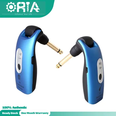 [Upgraded] ORIA Wireless Guitar System A9 Electric Guitar Receiver and Transmitter With Rechargeable Battery 280°Rotatable Plug for Guitar Keyboard Mixer Violin Drum