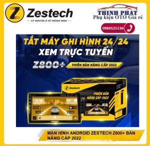 [Hỗ Trợ Lắp Đặt TẶNG VIETMAP] Màn hình dvd android ô tô zestech Z800+ phiên bản nâng cấp 2022tiếng Việt hệ điều hành Android 10. Full HD GPS chỉ đường camera lùi bản đồ VietmapS1 Navitel Màn hình dvd ô tô giá rẻ Màn hình xe hơi