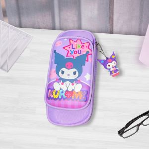 9915 / SANRIO KUROMI DESIGN Pencil case / 笔盒 / Kotak Pencel Sekolah / Tadika Primary School Cartoon Girl Cute Stationery