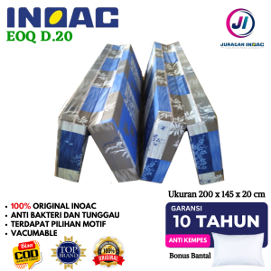 [ 145 x 20 x 200  ] Kasur Lipat INOAC EOQ D20 No 3 Tebal 20 cm Gratis Bantal Asli Original Garansi 10 Tahun Murah