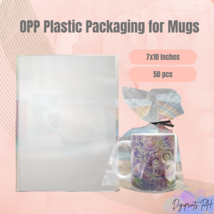 Digiprints PH - OPP Plastic Mug Packaging 7x10Inches (50pcs Per Pack)