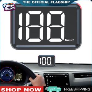 Automotive HUD Speed Meter - GPS Digital Display with Big Font for KMH and MPH Clarity