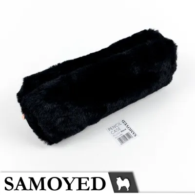 Tempat / Kotak Pensil / Alat Tulis / Kosmetik / Dompet Bulu / Beludru / Stationery / Pencil / Pen / Cosmetic Case / Box / Pouch Plush Samoyed PCCS-L43