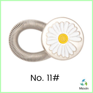 Mexin 3 ชิ้น/แพ็ค ปุ่มขยายเอว ปุ่มขยายเอวกางเกง ปุ่มขยายเอวสปริง กางเกง DIY jeans buttons