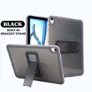 Clear Translucent TPU Shockproof Tablet Case with Built-in Kickstand for Samsung tab a7 lite t220 t225 a11 8.7 a9 plus