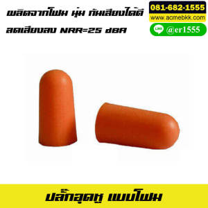 ปลั๊กอุดหู ที่อุดหู แบบโฟม ROCCO Earplug