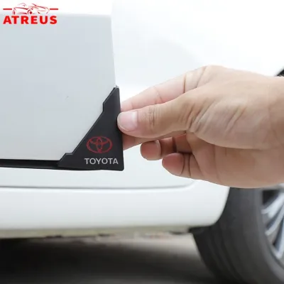 2/4PCS Toyota Door Crash Protection Sticker for Vios ncp93 Wish Hilux Yaris Rush Corolla Cross Accessories