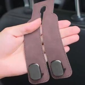 Local shipping☝ 2 Hooks Car Seat Back Hanger - Multifunctional Leather Backseat Storage Organizer