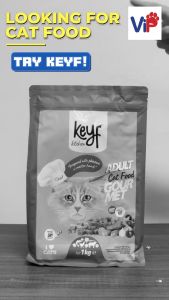 1kg Keyf Cat Kibble with Protein Vitamins and Essential Minerals