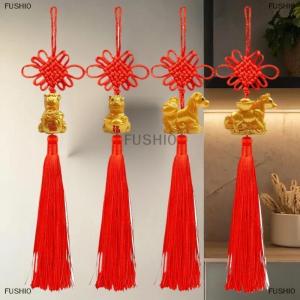 [COD] FUSHI0 2026 Year Of The Horse Wall Hanging Ornament Chinese New Year Red Lucky Decoration Housewarming Gifts