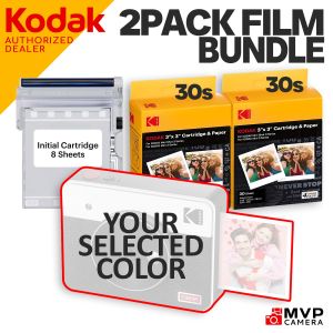KODAK MINI SHOT 3 RETRO C300R 3X3" Inch SQUARE Paper Bluetooth NFC 4Pass Photo Printer MVP CAMERA