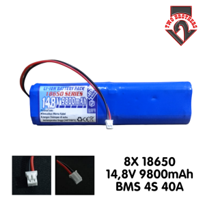 Baterai CCTV panel Surya / Baterai Lampu panel surya / Baterai Speaker / Li-ion 18650 9800mAh 148V