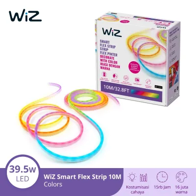 WiZ Lampu LED Hias Smart WiFi LED Neon Strip RGBIC 10M - Lampu Hias