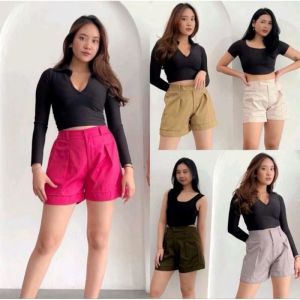 Celana Baggy Jorts Jeans Short Celana Pendek Wanita