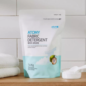 [READY SG STOCK] Atomy Plant-Based Fabric Detergent Pouch | 2pcs | Baby-Safe | Residue-Free | Clean