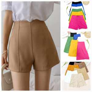 fatiima Direct Supplier Casual Trousers Shorts  for Women  - fits XS to large - good quality - made of imported fabric - affordable and comfortable  - multi way to wear  - excellent quality  - best seller terno  Color: black white tan skin tone tan br