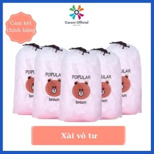 [HCM] Màng bọc thực phẩm có chun co giãn túi gấu 100 cái an toàn vệ sinh tiện ích không mùi có thể tái sử dụng nhiều lần – Caroni Store