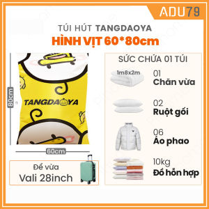 [6 Tặng 3❤️] Túi Hút Chân Không Bảo Quản Quần Áo Chăn Màn Ga Gối - Gọn Gàng Chống Nấm Mốc Adu79 - Hàng Loại 1