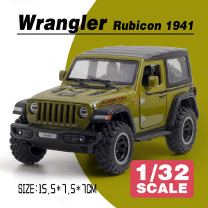 LEO 1:32 JEEP Wrangler Rubicon Diecast Model Car Alloy Cars Toys Collection Gift For Kids Boy Girl
