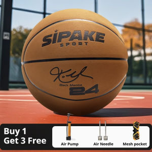 Original Basketball Size 7 Suede Leather Basketball Ball Outdoor Indoor With Pump Needles And Net