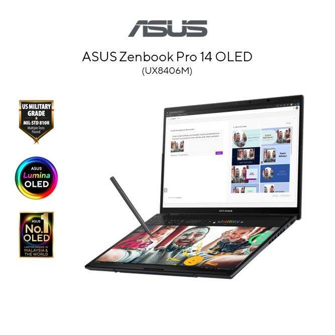 ASUS Zenbook DUO (UX8406M) Ultra 9 185H/Ultra 7 155H / 32GB RAM/ 1TB ...