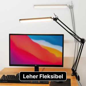 COD TaffLED Lampu Baca LED Multifungsi Portable Reading Desk Lamp 1000 Lumens 12W 3 Color - FX310