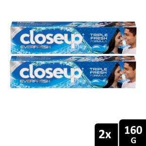 Closeup Toothpaste Icy White 160gr x2