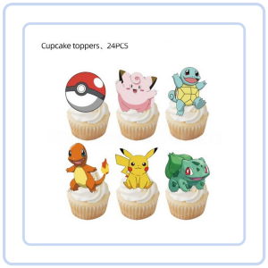 【COZYCASA】【Blue Series】Pokemon Party Supplies / Pokemon Theme Party Decoration / Event Kit / Birthday Ornament