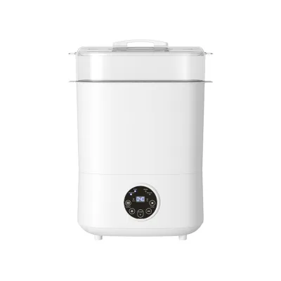 ​5-in-1 Baby Bottle Sterilizer and Dryer: 2-Tier Large Capacity Electric Steam Sterilizer for Bottles Pacifiers & Pump Parts