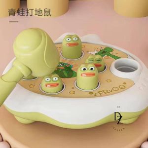 【READY STOCK】Hamster Hammer Toys Whack-a-Mole Toys Educational Toys for kids toys girls boys baby 趣萌打地鼠机 (TOY59)