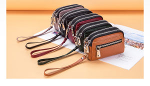 Myzan Store - (( BAYAR Di TEMPAT )) NEW ARRIVAL ! Dompet Wanita Dompet Wanita Import DOmpet Wanita Terbaru 2022 Murah Dompet Wanita Elegan Import Ori Tas 2022 Model Cewe Baru Viral Tas Wanita Tas Selempang Kekinian Viral Tas Bahan Kulit Jeruk Tebal IMPORT
