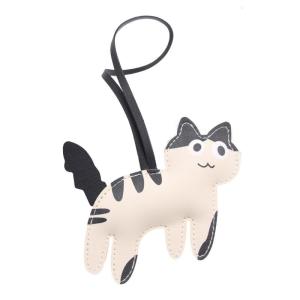 Stylish Cat PU Leather Backpack Decoration Bag Charm Trendy Purse Ornament for Trendy Individuals and Cat Enthusiasts