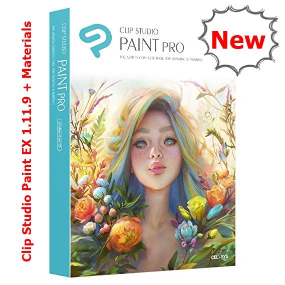 Clip Studio Paint EX 1.11.9 + Materials วาดการ์ตูน สไตล์ คอมมิค / มังงะ