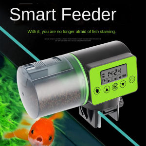 SG Automatic Fish Feeder Digital Fish Tank Aquarium Electrical Plastic Timer Feeder Food Feeding Dispenser Tool Fish Feeder