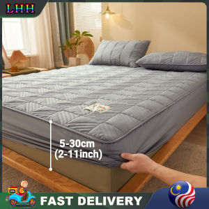 Luxe Home Haven Cadar Mattress Protector Cover Single/Queen/King Fitted Bedsheet Toppers 床单