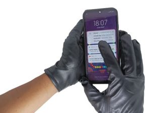 Sarung Tangan Motor kulit Touch Screen Waterproof Windproof / Sarung Tangan Kulit Asli