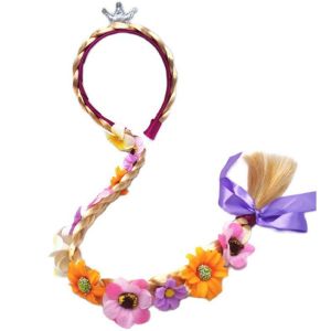 Rapunzel Classic Princess Dress Long Hair Rapunzel Wig Princess Dress Popular Princess Necklace for Children