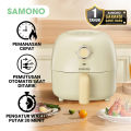SAMONO Mini Air Fryer 2.4 Liter Low Watt Mesin Penggorengan Tanpa Minyak Garansi Resmi 1 Tahun SW-AFG24. 