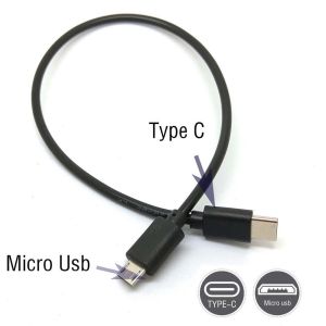 Dây cáp sạc và truyền dữ liệu từ cổng USB Type C ( USB-C ) sang cổng Micro USB OTG hỗ trợ máy ảnh điện thoại laptop