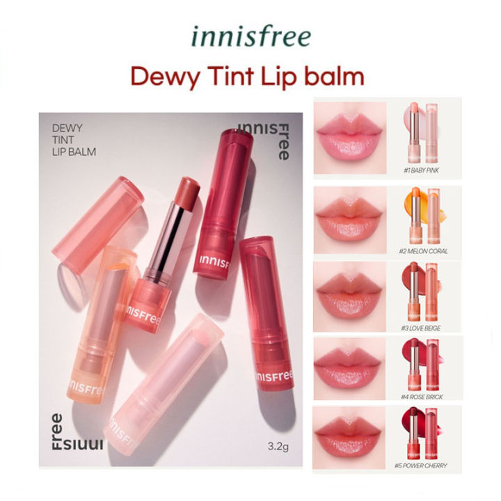 [100 Original] Innisfree Dewy Tint Lip balm 3.2g New Version 2023