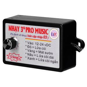 12v24v Universal Nhay 3+Pro Music for Horn Relay Car Horn Controller with 8/12 Sound Effect D-519