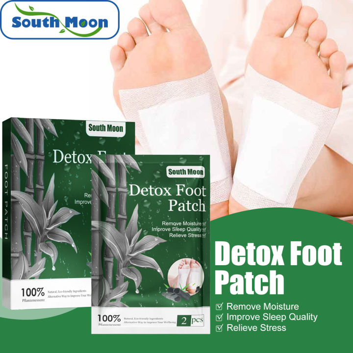 【Hot Sale】South Moon Foot Patch Wormwood Detox Foot Patch Detox Kaki ...