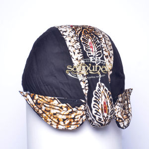 Blangkon Mataram Super Halus Hitam Motif Sabuk inten Parangklitik