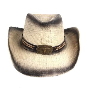 Straw Cowboy Hat Wide Brimmed Dress Up Cowboy Hat Surprise Gift for Boyfriend Father Uncle Casual Hat