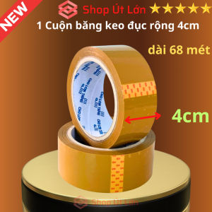 1 Cuộn băng keo đục rộng 4cm dài 68 mét lõi giấy 3mm giá tại xưởng