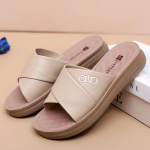 Free Shipping MomS Outdoor Slippers Flat-Soled Summer Soft-Soled For Middle-Aged And Elderly Women Non-Slip New Style Thick-Soled Sandals For Women