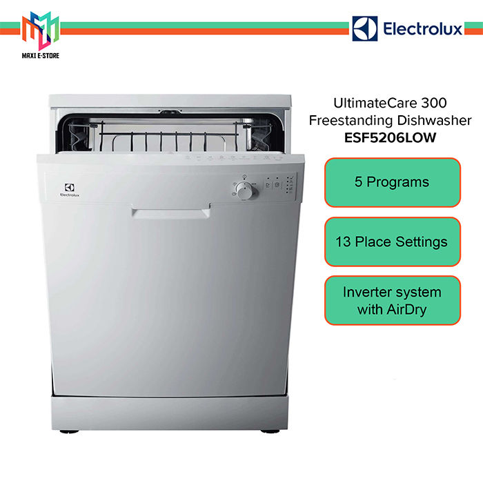 Electrolux ESF5206LOW 60cm UltimateCare 300 freestanding dishwasher