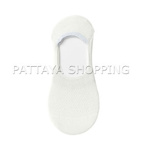 Pattaya ถุงเท้าข้อสั้น ผ้าโพลีเอสเตอร์ แบบบางพิเศษ ระบายอากาศ  กันลื่น สําหรับผู้หญิง Boat socks